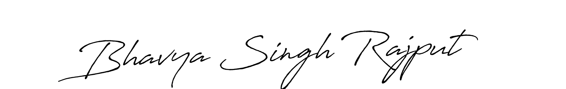 Bhavya Singh Rajput stylish signature style. Best Handwritten Sign (Antro_Vectra_Bolder) for my name. Handwritten Signature Collection Ideas for my name Bhavya Singh Rajput. Bhavya Singh Rajput signature style 7 images and pictures png