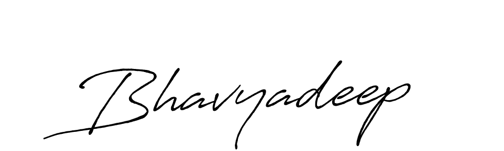 Create a beautiful signature design for name Bhavyadeep. With this signature (Antro_Vectra_Bolder) fonts, you can make a handwritten signature for free. Bhavyadeep signature style 7 images and pictures png