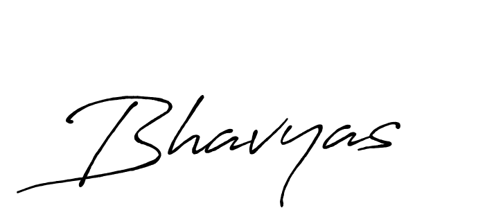 How to make Bhavyas signature? Antro_Vectra_Bolder is a professional autograph style. Create handwritten signature for Bhavyas name. Bhavyas signature style 7 images and pictures png
