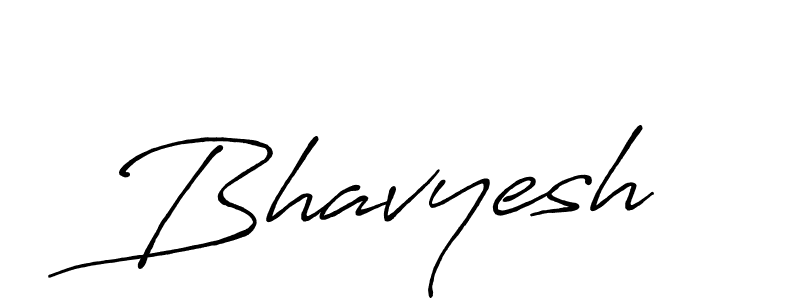 How to make Bhavyesh signature? Antro_Vectra_Bolder is a professional autograph style. Create handwritten signature for Bhavyesh name. Bhavyesh signature style 7 images and pictures png