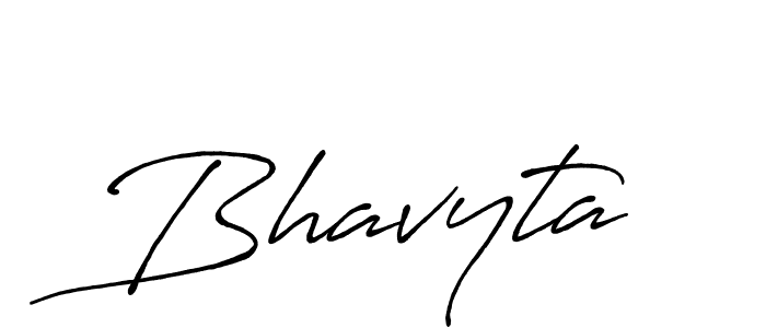 Make a beautiful signature design for name Bhavyta. With this signature (Antro_Vectra_Bolder) style, you can create a handwritten signature for free. Bhavyta signature style 7 images and pictures png