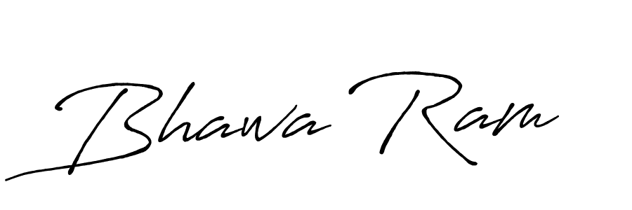 Create a beautiful signature design for name Bhawa Ram. With this signature (Antro_Vectra_Bolder) fonts, you can make a handwritten signature for free. Bhawa Ram signature style 7 images and pictures png