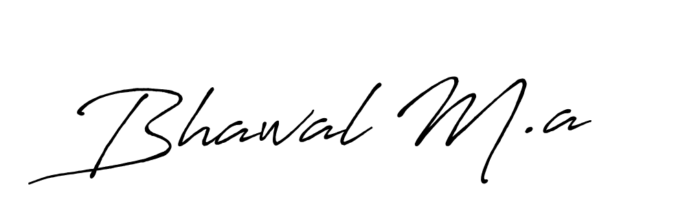 How to Draw Bhawal M.a signature style? Antro_Vectra_Bolder is a latest design signature styles for name Bhawal M.a. Bhawal M.a signature style 7 images and pictures png