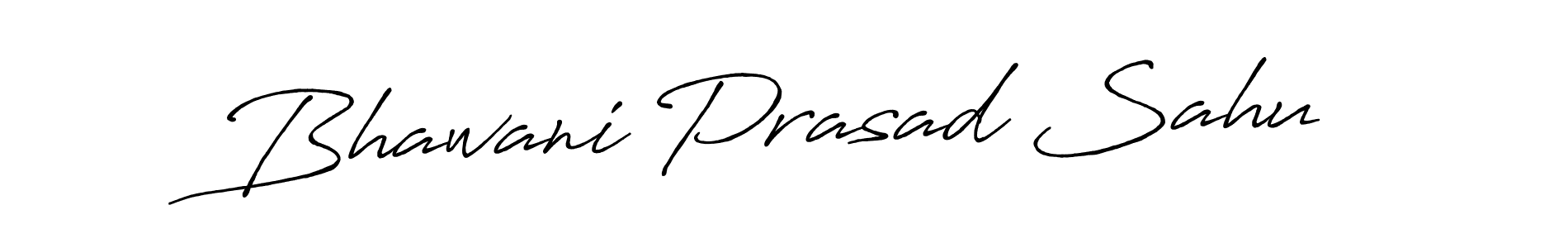 How to make Bhawani Prasad Sahu name signature. Use Antro_Vectra_Bolder style for creating short signs online. This is the latest handwritten sign. Bhawani Prasad Sahu signature style 7 images and pictures png