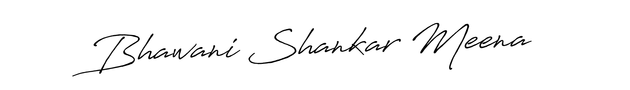 Create a beautiful signature design for name Bhawani Shankar Meena. With this signature (Antro_Vectra_Bolder) fonts, you can make a handwritten signature for free. Bhawani Shankar Meena signature style 7 images and pictures png
