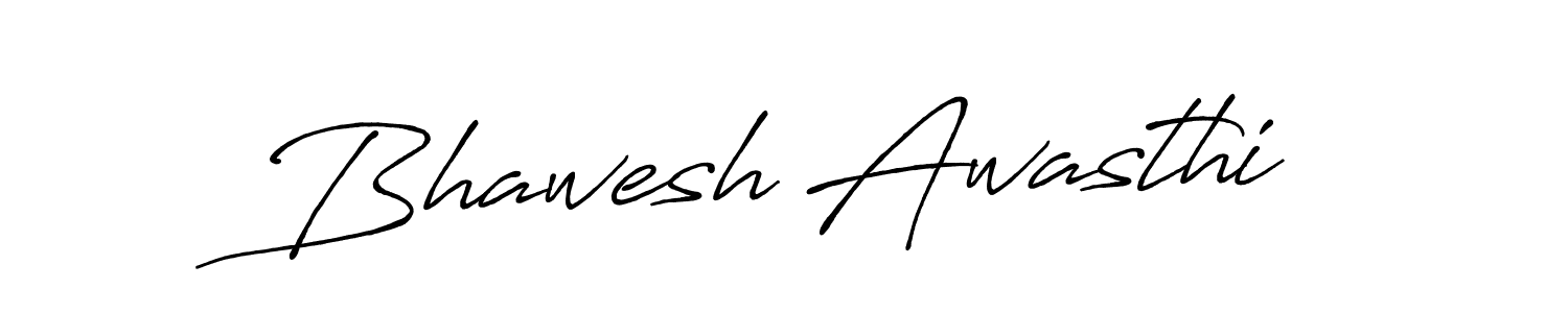 Also we have Bhawesh Awasthi name is the best signature style. Create professional handwritten signature collection using Antro_Vectra_Bolder autograph style. Bhawesh Awasthi signature style 7 images and pictures png