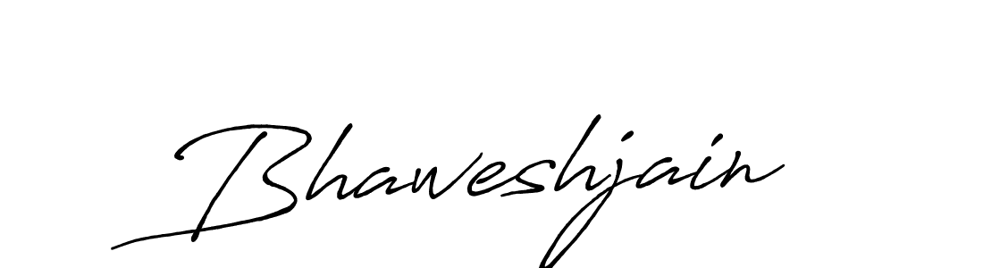 Make a beautiful signature design for name Bhaweshjain. With this signature (Antro_Vectra_Bolder) style, you can create a handwritten signature for free. Bhaweshjain signature style 7 images and pictures png