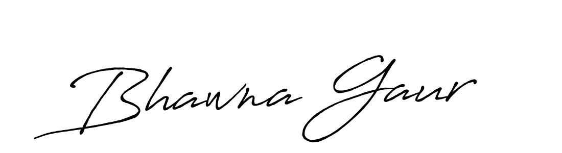 How to make Bhawna Gaur signature? Antro_Vectra_Bolder is a professional autograph style. Create handwritten signature for Bhawna Gaur name. Bhawna Gaur signature style 7 images and pictures png