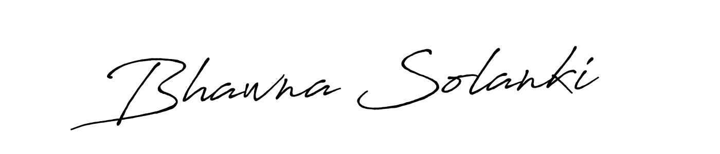 How to make Bhawna Solanki signature? Antro_Vectra_Bolder is a professional autograph style. Create handwritten signature for Bhawna Solanki name. Bhawna Solanki signature style 7 images and pictures png