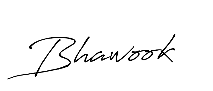 Make a beautiful signature design for name Bhawook. With this signature (Antro_Vectra_Bolder) style, you can create a handwritten signature for free. Bhawook signature style 7 images and pictures png