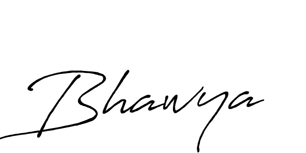 Make a beautiful signature design for name Bhawya. With this signature (Antro_Vectra_Bolder) style, you can create a handwritten signature for free. Bhawya signature style 7 images and pictures png