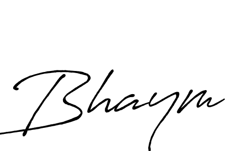 Design your own signature with our free online signature maker. With this signature software, you can create a handwritten (Antro_Vectra_Bolder) signature for name Bhaym. Bhaym signature style 7 images and pictures png