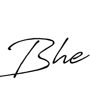 Create a beautiful signature design for name Bhe. With this signature (Antro_Vectra_Bolder) fonts, you can make a handwritten signature for free. Bhe signature style 7 images and pictures png