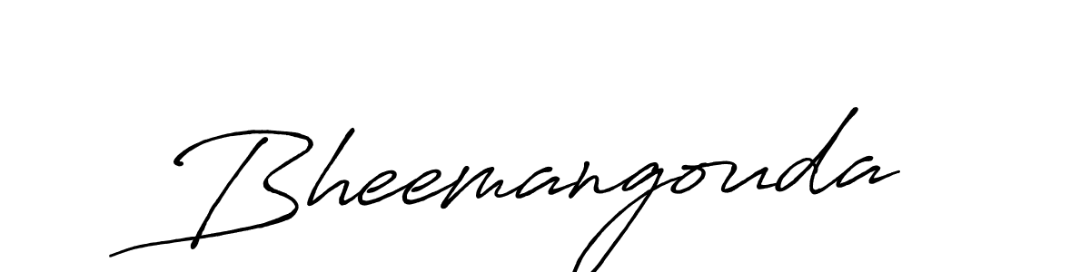 Use a signature maker to create a handwritten signature online. With this signature software, you can design (Antro_Vectra_Bolder) your own signature for name Bheemangouda. Bheemangouda signature style 7 images and pictures png