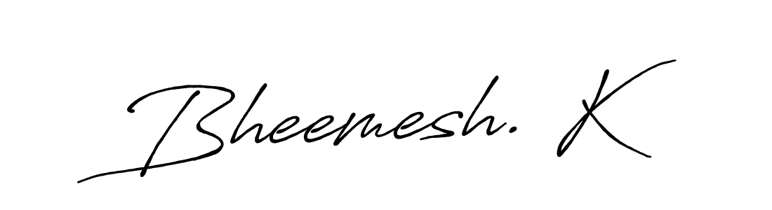 How to Draw Bheemesh. K signature style? Antro_Vectra_Bolder is a latest design signature styles for name Bheemesh. K. Bheemesh. K signature style 7 images and pictures png