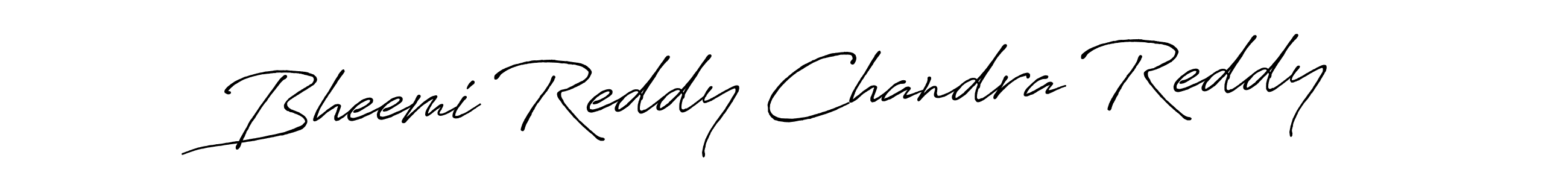 Antro_Vectra_Bolder is a professional signature style that is perfect for those who want to add a touch of class to their signature. It is also a great choice for those who want to make their signature more unique. Get Bheemi Reddy Chandra Reddy name to fancy signature for free. Bheemi Reddy Chandra Reddy signature style 7 images and pictures png