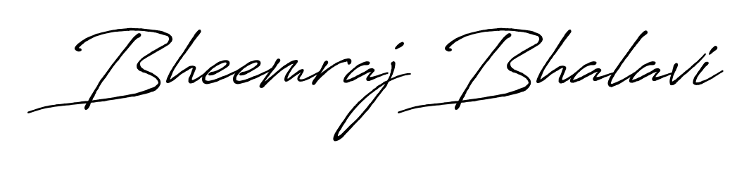 The Antro_Vectra_Bolder font gives name Bheemraj Bhalavi a signature that looks effortless yet distinguished. Download high-res PNG instantly. Bheemraj Bhalavi signature style 7 images and pictures png