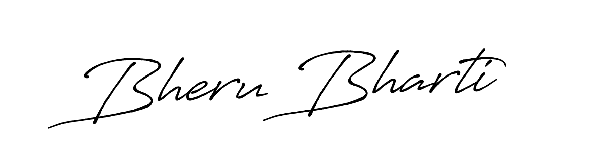 Antro_Vectra_Bolder is a professional signature style that is perfect for those who want to add a touch of class to their signature. It is also a great choice for those who want to make their signature more unique. Get Bheru Bharti name to fancy signature for free. Bheru Bharti signature style 7 images and pictures png