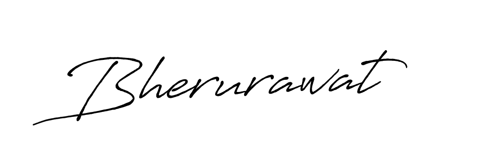 Use a signature maker to create a handwritten signature online. With this signature software, you can design (Antro_Vectra_Bolder) your own signature for name Bherurawat. Bherurawat signature style 7 images and pictures png