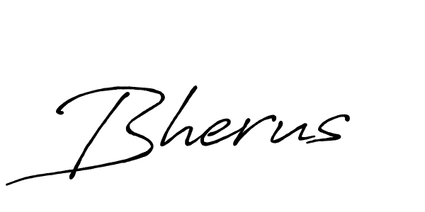 Make a beautiful signature design for name Bherus. With this signature (Antro_Vectra_Bolder) style, you can create a handwritten signature for free. Bherus signature style 7 images and pictures png