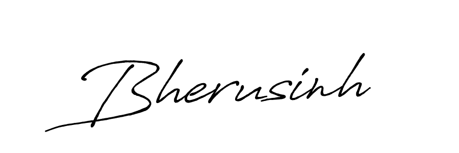 How to make Bherusinh signature? Antro_Vectra_Bolder is a professional autograph style. Create handwritten signature for Bherusinh name. Bherusinh signature style 7 images and pictures png