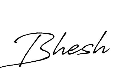 How to make Bhesh signature? Antro_Vectra_Bolder is a professional autograph style. Create handwritten signature for Bhesh name. Bhesh signature style 7 images and pictures png