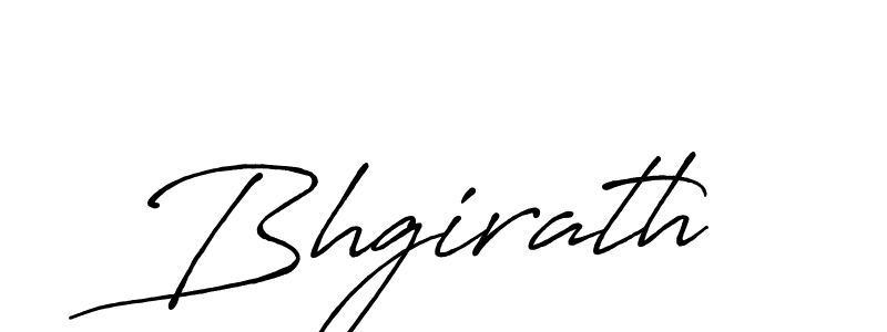 Use a signature maker to create a handwritten signature online. With this signature software, you can design (Antro_Vectra_Bolder) your own signature for name Bhgirath. Bhgirath signature style 7 images and pictures png