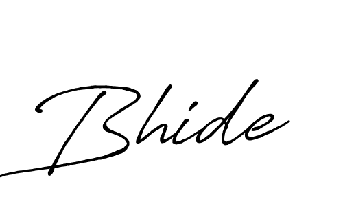 Make a short Bhide signature style. Manage your documents anywhere anytime using Antro_Vectra_Bolder. Create and add eSignatures, submit forms, share and send files easily. Bhide signature style 7 images and pictures png