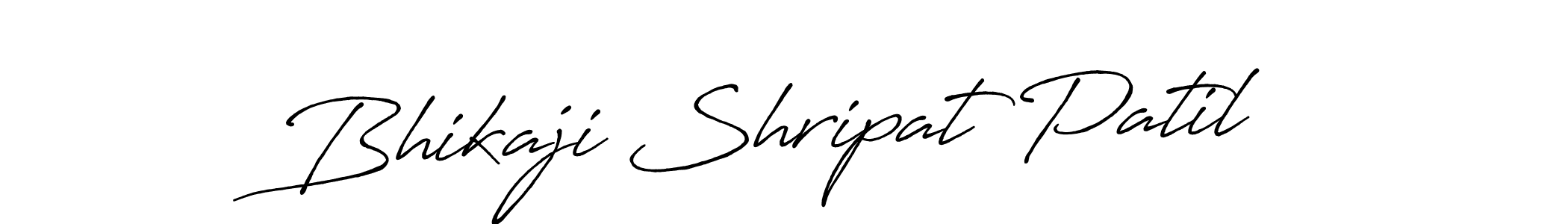How to make Bhikaji Shripat Patil signature? Antro_Vectra_Bolder is a professional autograph style. Create handwritten signature for Bhikaji Shripat Patil name. Bhikaji Shripat Patil signature style 7 images and pictures png