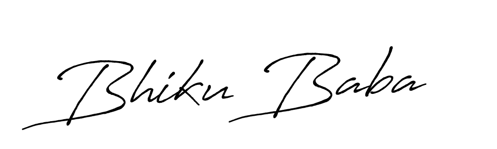 It looks lik you need a new signature style for name Bhiku Baba. Design unique handwritten (Antro_Vectra_Bolder) signature with our free signature maker in just a few clicks. Bhiku Baba signature style 7 images and pictures png