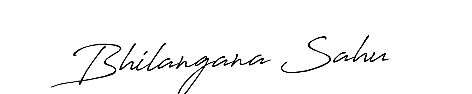 Also we have Bhilangana Sahu name is the best signature style. Create professional handwritten signature collection using Antro_Vectra_Bolder autograph style. Bhilangana Sahu signature style 7 images and pictures png