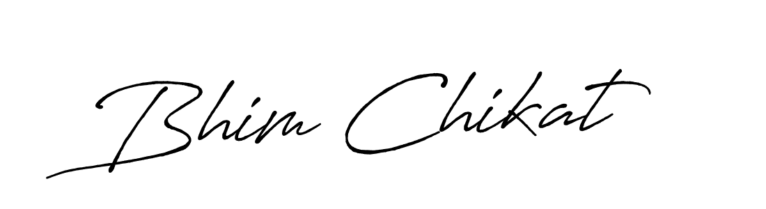 Bhim Chikat stylish signature style. Best Handwritten Sign (Antro_Vectra_Bolder) for my name. Handwritten Signature Collection Ideas for my name Bhim Chikat. Bhim Chikat signature style 7 images and pictures png