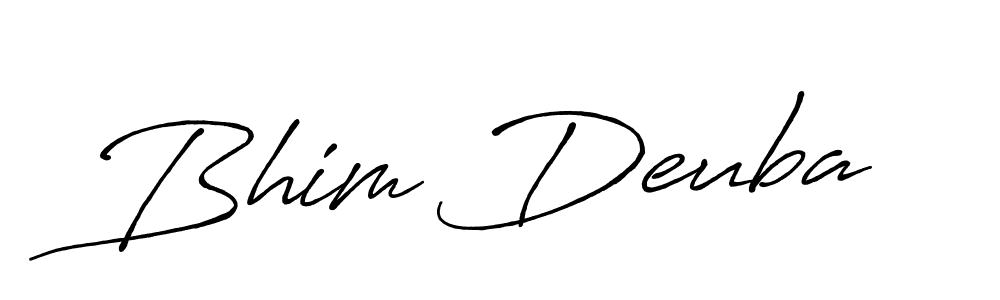 Similarly Antro_Vectra_Bolder is the best handwritten signature design. Signature creator online .You can use it as an online autograph creator for name Bhim Deuba. Bhim Deuba signature style 7 images and pictures png