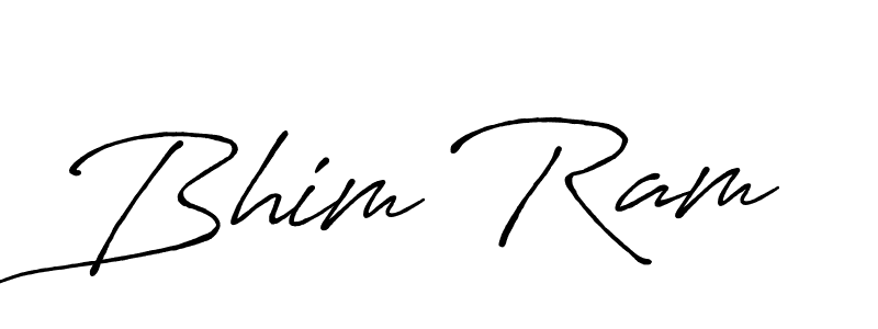 How to make Bhim Ram name signature. Use Antro_Vectra_Bolder style for creating short signs online. This is the latest handwritten sign. Bhim Ram signature style 7 images and pictures png