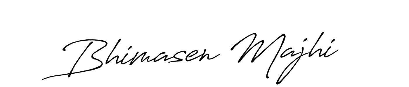 Bhimasen Majhi stylish signature style. Best Handwritten Sign (Antro_Vectra_Bolder) for my name. Handwritten Signature Collection Ideas for my name Bhimasen Majhi. Bhimasen Majhi signature style 7 images and pictures png
