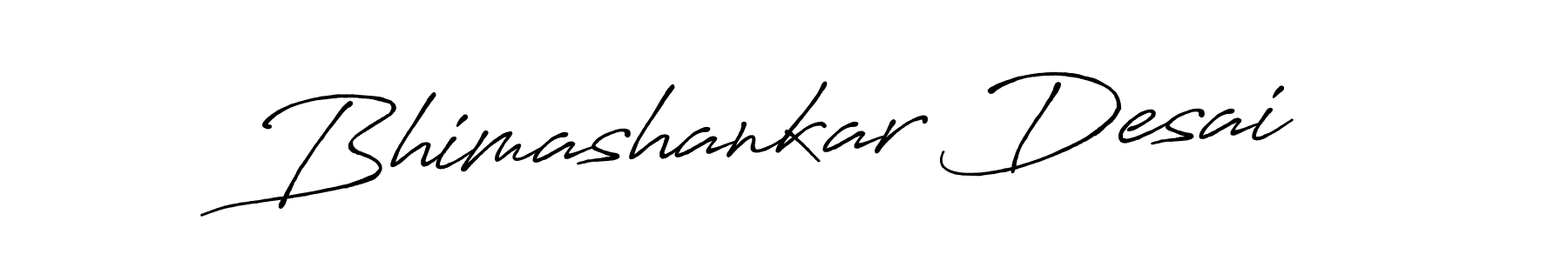 Design your own signature with our free online signature maker. With this signature software, you can create a handwritten (Antro_Vectra_Bolder) signature for name Bhimashankar Desai. Bhimashankar Desai signature style 7 images and pictures png