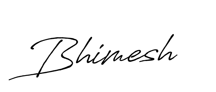 Create a beautiful signature design for name Bhimesh. With this signature (Antro_Vectra_Bolder) fonts, you can make a handwritten signature for free. Bhimesh signature style 7 images and pictures png