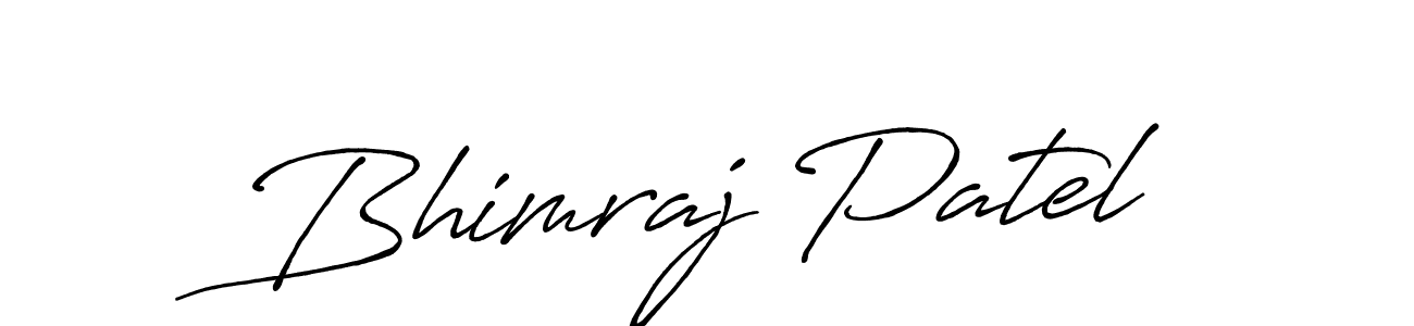 Use a signature maker to create a handwritten signature online. With this signature software, you can design (Antro_Vectra_Bolder) your own signature for name Bhimraj Patel. Bhimraj Patel signature style 7 images and pictures png