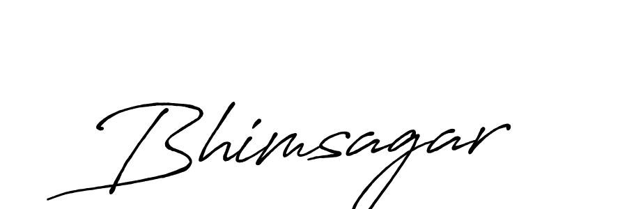 Use a signature maker to create a handwritten signature online. With this signature software, you can design (Antro_Vectra_Bolder) your own signature for name Bhimsagar. Bhimsagar signature style 7 images and pictures png