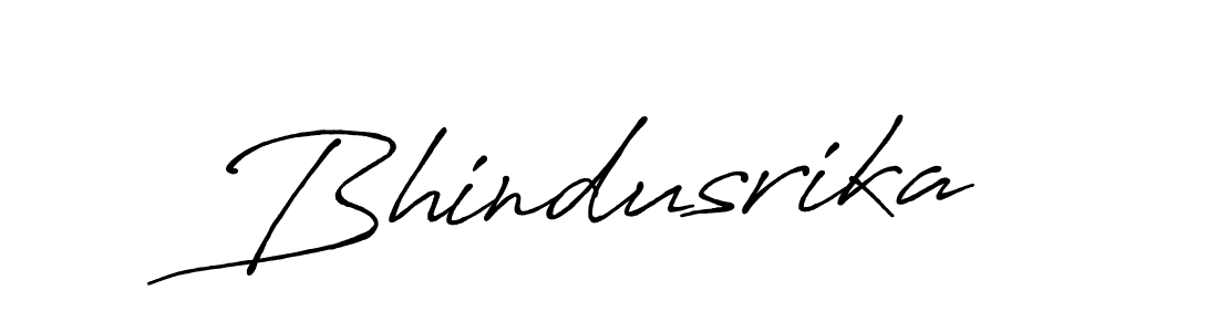 The best way (Antro_Vectra_Bolder) to make a short signature is to pick only two or three words in your name. The name Bhindusrika include a total of six letters. For converting this name. Bhindusrika signature style 7 images and pictures png