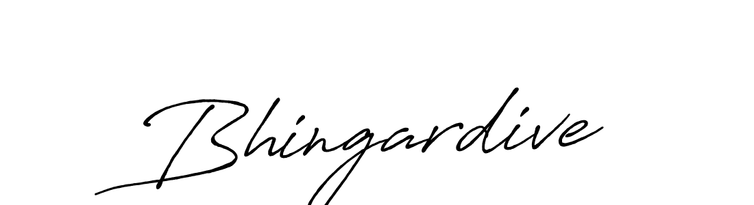 Similarly Antro_Vectra_Bolder is the best handwritten signature design. Signature creator online .You can use it as an online autograph creator for name Bhingardive. Bhingardive signature style 7 images and pictures png