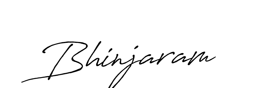 if you are searching for the best signature style for your name Bhinjaram. so please give up your signature search. here we have designed multiple signature styles  using Antro_Vectra_Bolder. Bhinjaram signature style 7 images and pictures png