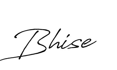 Also we have Bhise name is the best signature style. Create professional handwritten signature collection using Antro_Vectra_Bolder autograph style. Bhise signature style 7 images and pictures png