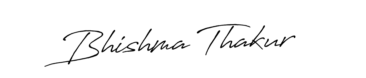 Bhishma Thakur stylish signature style. Best Handwritten Sign (Antro_Vectra_Bolder) for my name. Handwritten Signature Collection Ideas for my name Bhishma Thakur. Bhishma Thakur signature style 7 images and pictures png