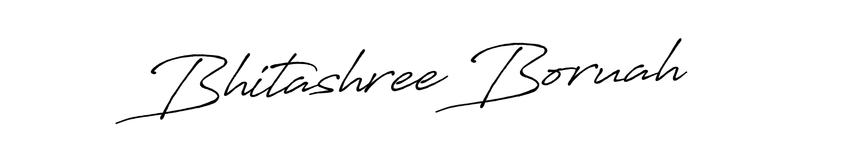 Design your own signature with our free online signature maker. With this signature software, you can create a handwritten (Antro_Vectra_Bolder) signature for name Bhitashree Boruah. Bhitashree Boruah signature style 7 images and pictures png