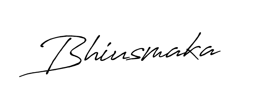 The best way (Antro_Vectra_Bolder) to make a short signature is to pick only two or three words in your name. The name Bhiusmaka include a total of six letters. For converting this name. Bhiusmaka signature style 7 images and pictures png