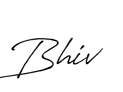 Once you've used our free online signature maker to create your best signature Antro_Vectra_Bolder style, it's time to enjoy all of the benefits that Bhiv name signing documents. Bhiv signature style 7 images and pictures png