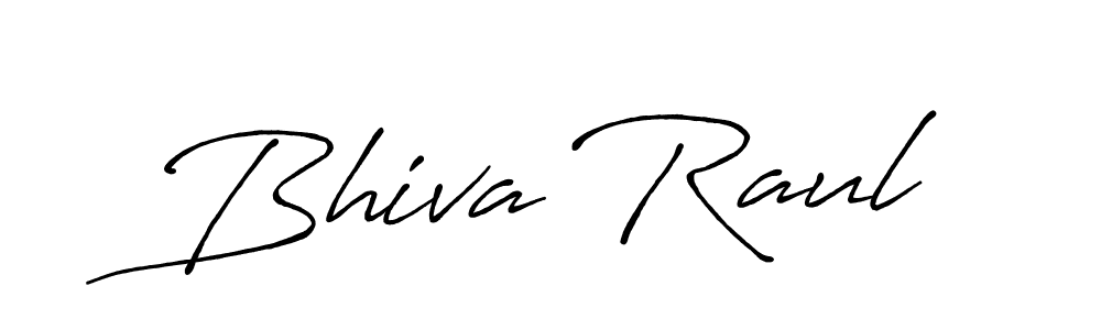 Design your own signature with our free online signature maker. With this signature software, you can create a handwritten (Antro_Vectra_Bolder) signature for name Bhiva Raul. Bhiva Raul signature style 7 images and pictures png