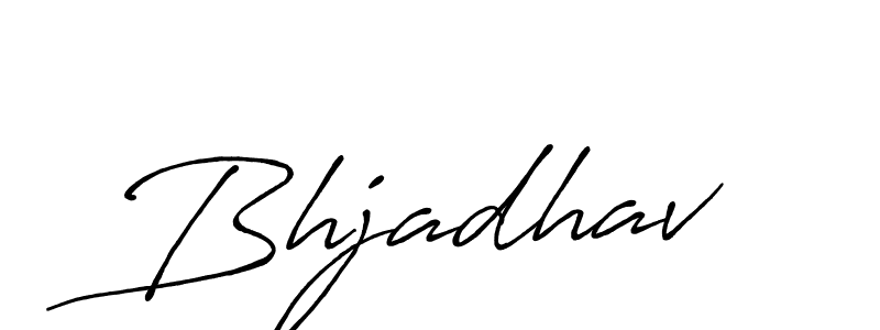 It looks lik you need a new signature style for name Bhjadhav. Design unique handwritten (Antro_Vectra_Bolder) signature with our free signature maker in just a few clicks. Bhjadhav signature style 7 images and pictures png