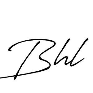 Also we have Bhl name is the best signature style. Create professional handwritten signature collection using Antro_Vectra_Bolder autograph style. Bhl signature style 7 images and pictures png